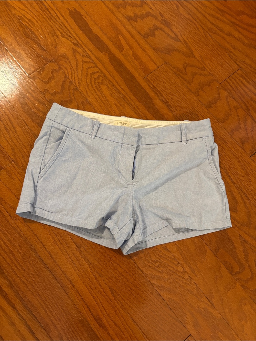 J. Crew Light Blue Women's Chino Shorts